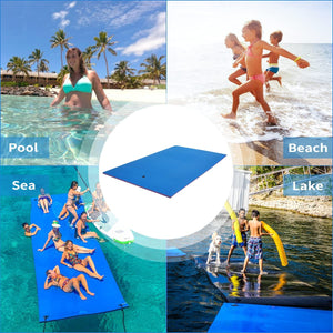 ITEM# 0016   Outroad Water Floating Mat Water Floating Foam Pad for Lakes Lily Pad Beach Floatation Pad for Pools &Beach, Multiple Size, Suitable for Many People (Watch Video)