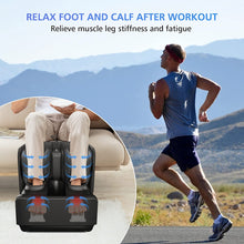 Load image into Gallery viewer, ITEM# 0112   2 in 1 Foot Massager Machine &amp; Ottoman Foot Rest, Shiatsu Foot and Calf Massager with Heat, Kneading, Vibration, Compression Massagers for Feet, Ankle, Calf, Leg, Tired Muscles &amp; Plantar Fasciitis (Watch Video)
