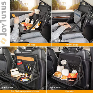 ITEM# 0046   3 in 1 Steering Wheel Eating Tray, Car Back Seat Laptop Desk, Multifunctional Car Office Bag, Car Work Table for Writing, Car Organizer for Kids, Commuters, Family (Watch Video)