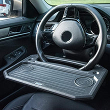 Load image into Gallery viewer, ITEM# 0044   Car, Truck Steering Wheel Tray, Desk Tables, Portable Auto Tray Only Fits Standard Steering Wheel (Watch Video)
