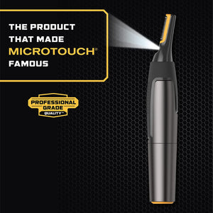 ITEM# 0029   MicroTouch Titanium MAX Lighted Personal Trimmer (Watch Video)
