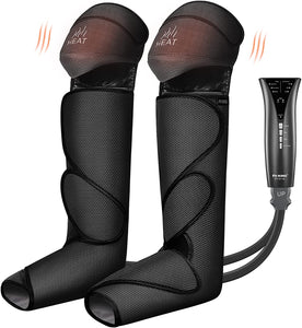 ITEM# 0102   Foot and Leg Massager for Circulation with Knee Heat with Hand-held Controller 3 Modes 3 Intensities FT-011A (Watch Video)