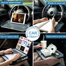 Load image into Gallery viewer, ITEM# 0044   Car, Truck Steering Wheel Tray, Desk Tables, Portable Auto Tray Only Fits Standard Steering Wheel (Watch Video)
