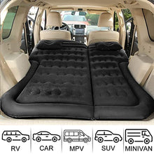 Load image into Gallery viewer, ITEM# 0055   Vehicle Air Mattress Camping Bed Cushion Pillow - Inflatable Thickened Car Air Bed with Electric Air Pump Flocking Surface Portable Sleeping Pad for Travel Camping Upgraded Version (Watch Video)

