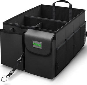ITEM# 0041   Drive Auto Car Trunk Organizer - Collapsible, Multi-Compartment Automotive SUV Car Organizer for Storage w/ Adjustable Straps - Truck & Car Accessories for Women and Men (Watch Video)