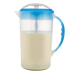 ITEM# 0081   Dr. Brown's Baby Formula Mixing Pitcher with Adjustable Stopper, Locking Lid, & No Drip Spout, 32oz, BPA Free (Watch Video)