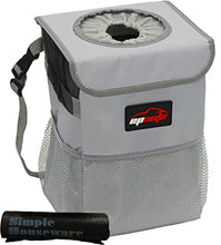 Load image into Gallery viewer, ITEM# 0049   EP Auto Waterproof Car Trash Can with Lid and Storage Pockets (Watch Video)
