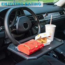 Load image into Gallery viewer, ITEM# 0044   Car, Truck Steering Wheel Tray, Desk Tables, Portable Auto Tray Only Fits Standard Steering Wheel (Watch Video)
