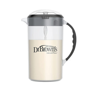 ITEM# 0081   Dr. Brown's Baby Formula Mixing Pitcher with Adjustable Stopper, Locking Lid, & No Drip Spout, 32oz, BPA Free (Watch Video)