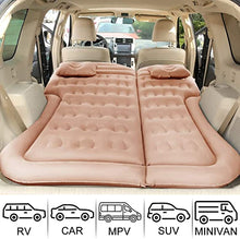 Load image into Gallery viewer, ITEM# 0055   Vehicle Air Mattress Camping Bed Cushion Pillow - Inflatable Thickened Car Air Bed with Electric Air Pump Flocking Surface Portable Sleeping Pad for Travel Camping Upgraded Version (Watch Video)
